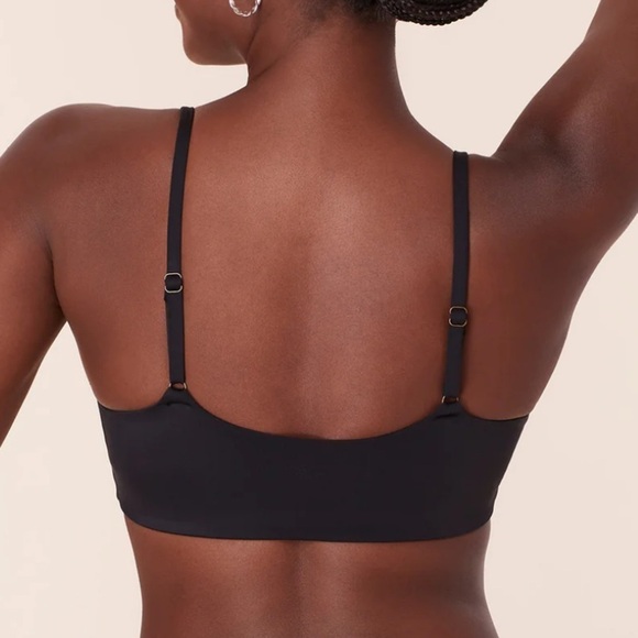 Andie Swim The Maui Bikini Top Black NWT - Picture 2 of 6